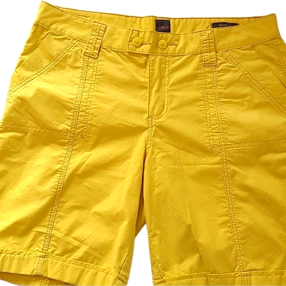 SZ16 3/$15 Yellow JAG Ripstop shorts - Picture 1 of 6